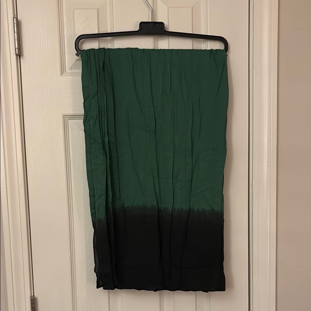 Green and Black Scarf